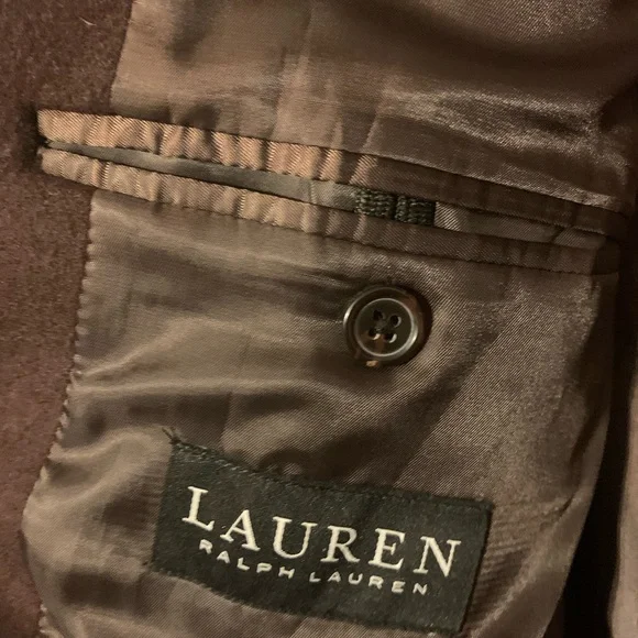 Lauren by Ralph Lauren jacket wine color size 42R. - Picture 5 of 9